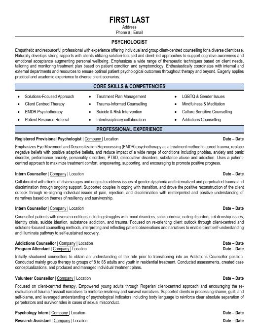 Healthcare Resume Templates, Samples & Examples 